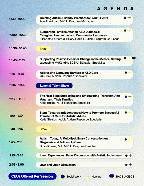 Autism across the Lifespan: Deepening Your Professional Competency (2026 Conference Agenda thumbnail)