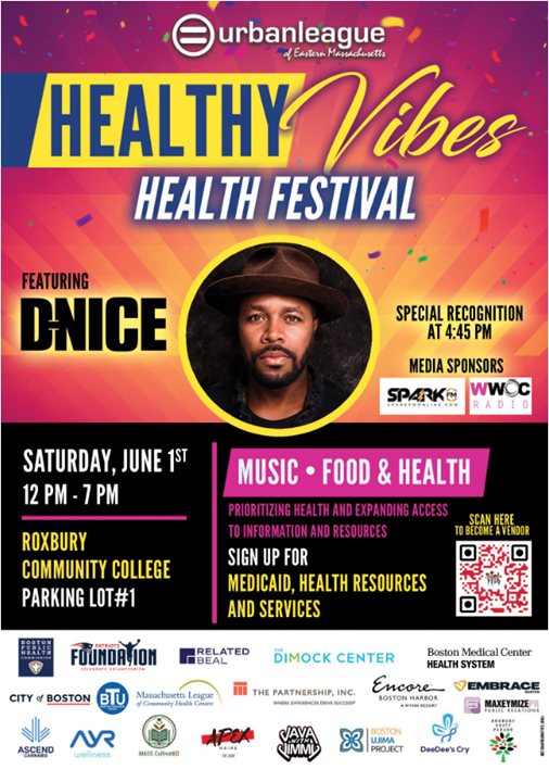 health vibes fest poster with details