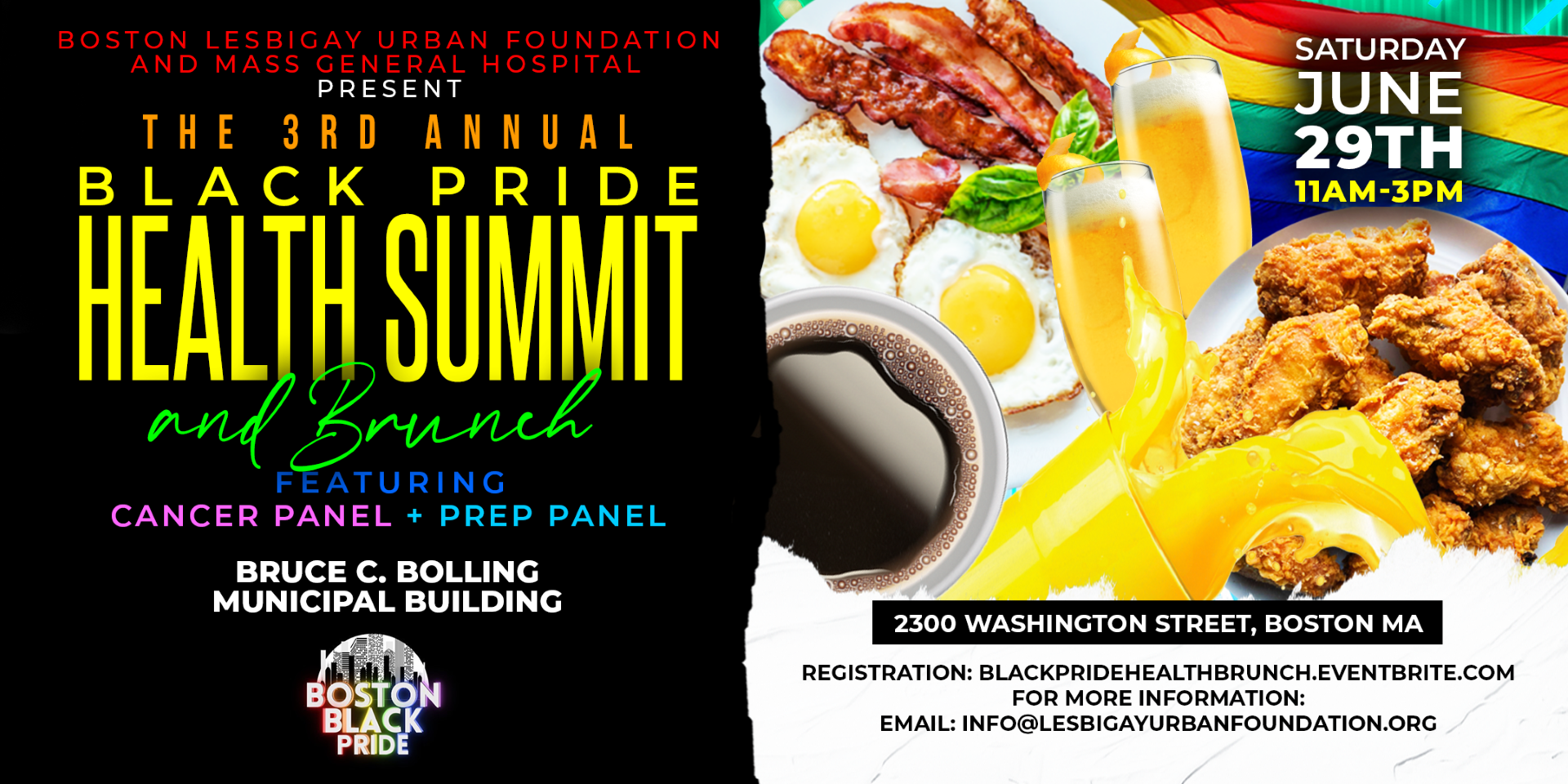 Detalles del evento de la cumbre de salud del orgullo negro